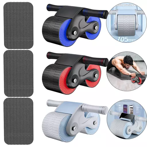 Automatic Rebound Abdominal Wheel Double Round Wheels Roller Domestic Abdominal Exerciser