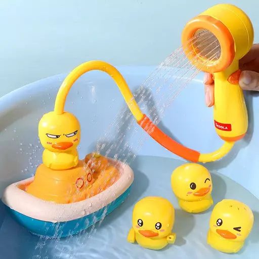 Electric Duck Boat Shower Baby Bath Toys