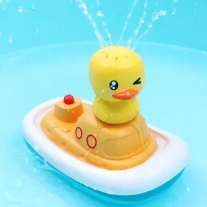 Electric Duck Boat Shower Baby Bath Toys