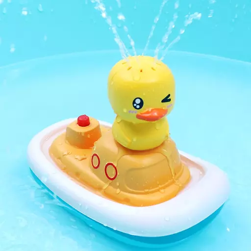 Electric Duck Boat Shower Baby Bath Toys