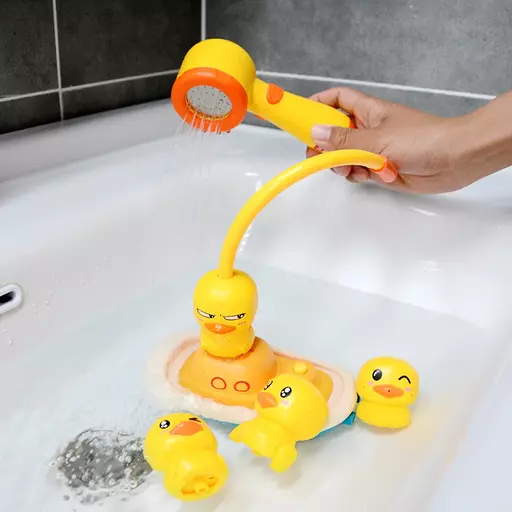 Electric Duck Boat Shower Baby Bath Toys