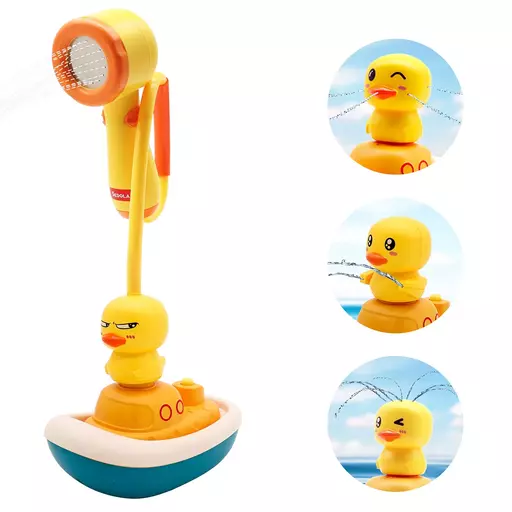 Electric Duck Boat Shower Baby Bath Toys