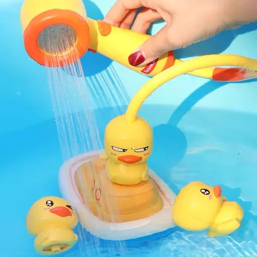 Electric Duck Boat Shower Baby Bath Toys