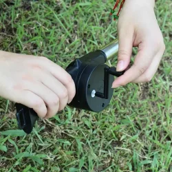 Hand Crank BBQ Fan Portable Barbeque Air Blower