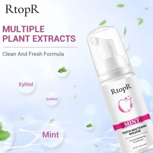 RtopR Mint Tooth Whitening Mousse