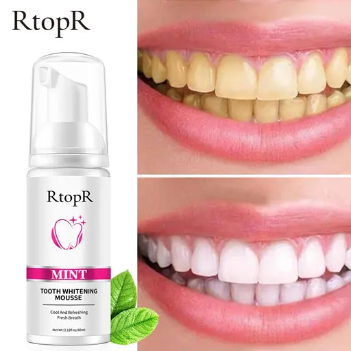 RtopR Mint Tooth Whitening Mousse