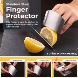 Stainless Steel Finger Protector Anti-cut Finger Guard