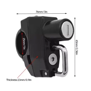 Universal Motorcycle Helmet Lock Anti-Theft Helmet Security Lock