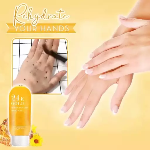24k Gold Honey Peel Off Hand Wax