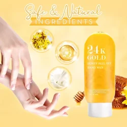 24k Gold Honey Peel Off Hand Wax 24k Gold Honey Peel Off Hand Cream
