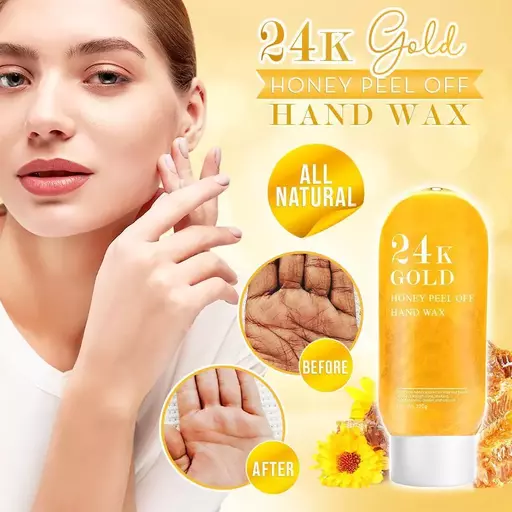 24k Gold Honey Peel Off Hand Wax 24k Gold Honey Peel Off Hand Cream