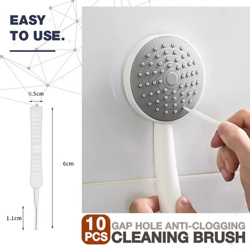 Shower Nozzle Cleaning Brush 20pcs, Anti-Clogging Shower Hole Cleaning  Brush Shower Head Cleaning Brush Multifunctional Small Cleaning Brush for  Pore