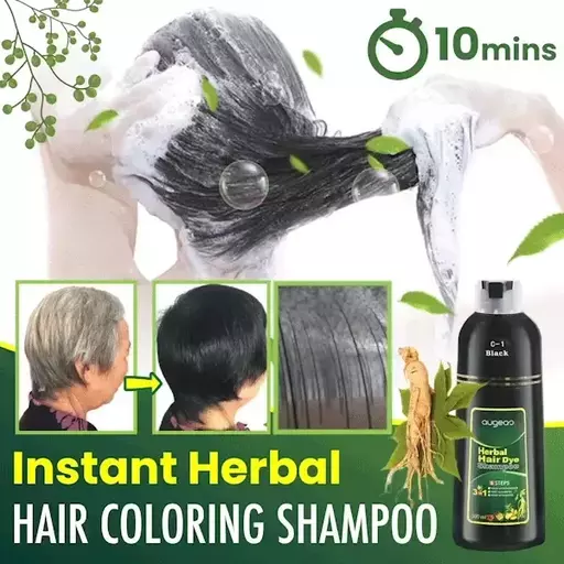 10 Mins Herbal Hair Darkening Shampoo