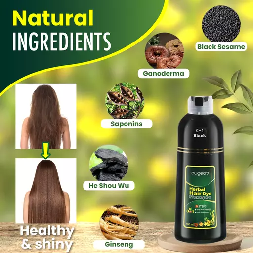 Natural 10 Mins Herbal Hair Darkening Shampoo