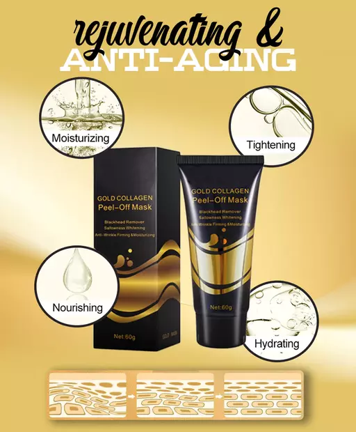 24K Gold Collagen Peel Off Mask Facial Mask