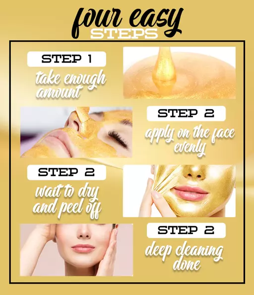 24K Gold Collagen Peel Off Mask Facial Mask