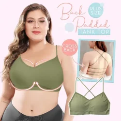 Plus Size Beautiful Back Padded Tank Top