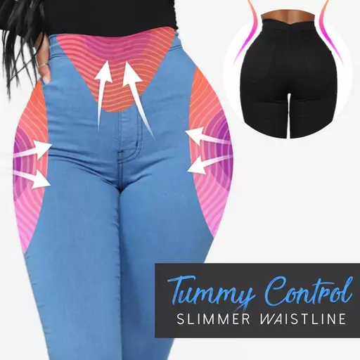 Skinny Stretch Pull-On Jeggings For Curvy