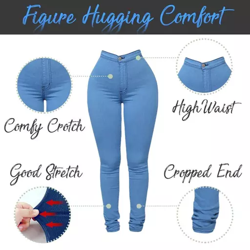 Skinny Stretch Pull-On Jeggings For Curvy