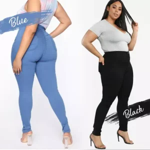 Skinny Stretch Pull-On Jeggings For Curvy