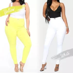 Skinny Stretch Pull-On Jeggings For Curvy