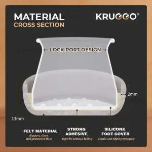 Upgraded Mute Furniture Leg Protectors