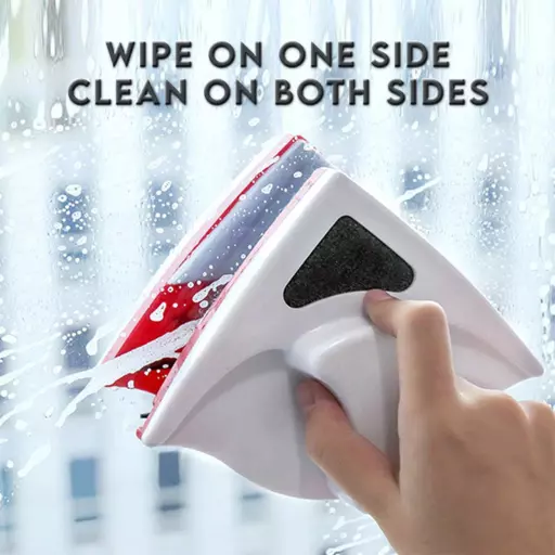 Double Side Magnetic Window Cleaner Brush Tool