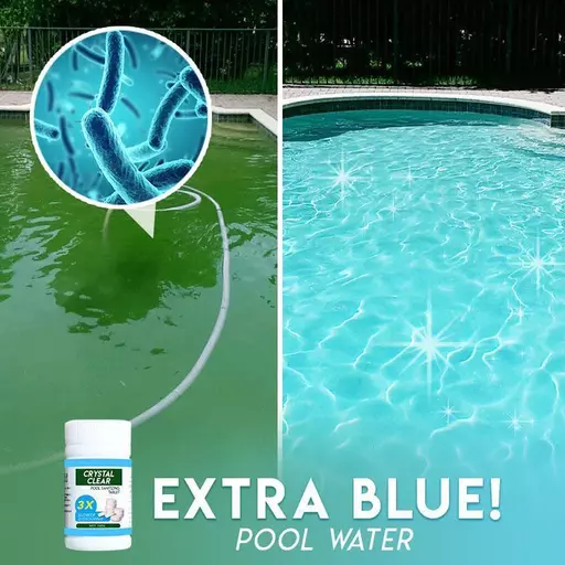 Crystal Clear Pool Cleaning Tablets