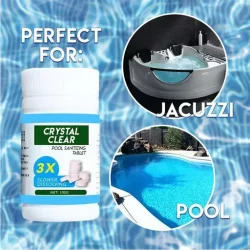 Crystal Clear Pool Cleaning Tablets