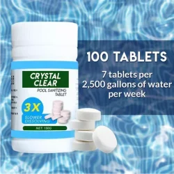 Crystal Clear Pool Cleaning Tablets