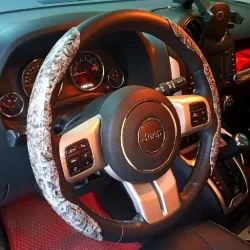 Wood Grain Steering Wheel Cover