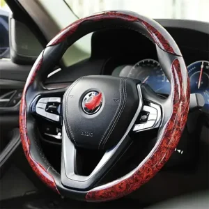Wood Grain Steering Wheel Cover