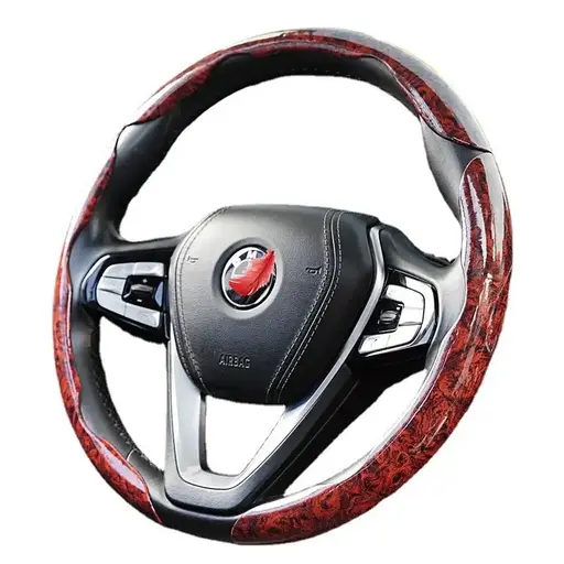 Wood Grain Steering Wheel Cover