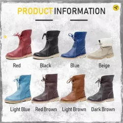 Winter Vintage Warm Waterproof Boots