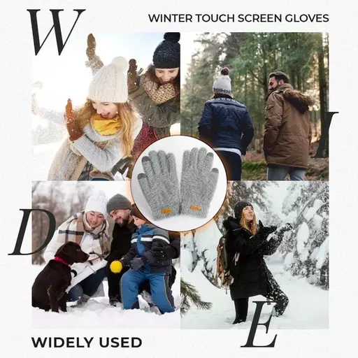 Women Men Warm Winter Touch Screen Gloves