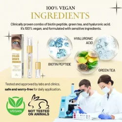 100% Vegan Eyelash Growth Enhancer