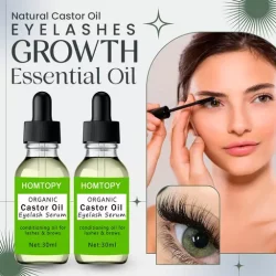 Organic Castor Oil Eyelash Serum