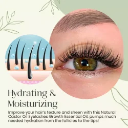 Organic Castor Oil Eyelash Serum