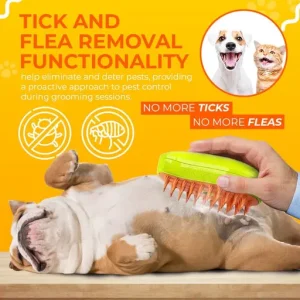Pet Grooming Steamy Brush