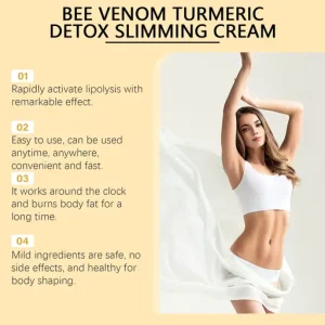 HOUKEA Bee Venom Turmeric Detox Slimming Cream