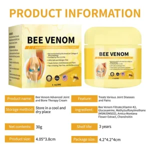 Bee Venom Advanced Joint and Bone Therapy Cream