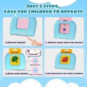 Talking Flash Cards Educational Toys