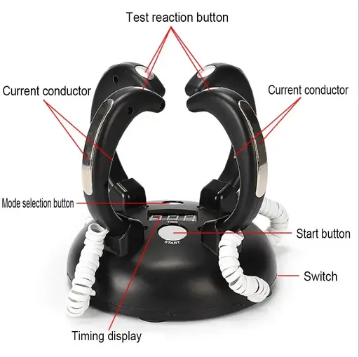 Electric Shock Lie Detector Roulette Game Machine