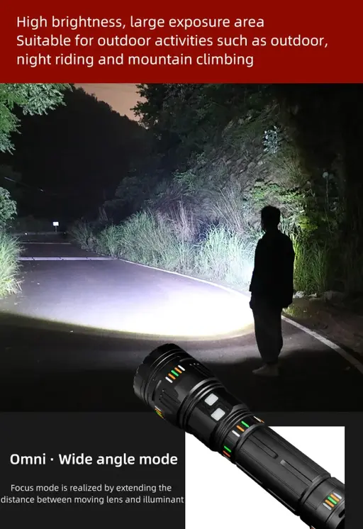 Long-Range Extreme Power Tactical Adventure Flashlight