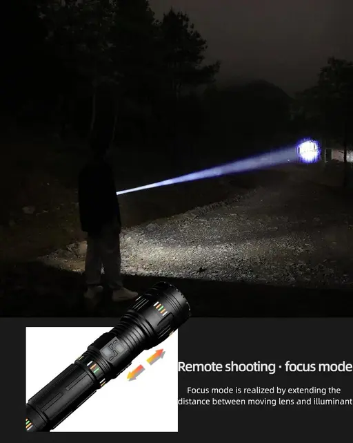 Long-Range Extreme Power Tactical Adventure Flashlight