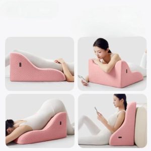Multi-Angle Spine Support Memory Foam Ergonomic Pillow Groove Sleeping Pillow