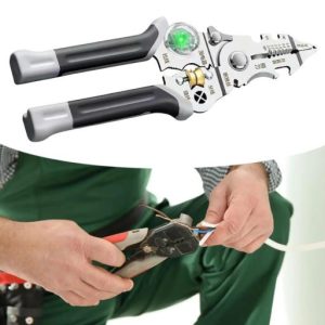 Multi-Task Wire Stripper Voltage Detector Plier