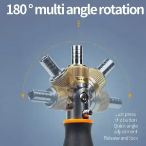 10-in-1 Multi-Angle Portable Ratchet Screwdriver