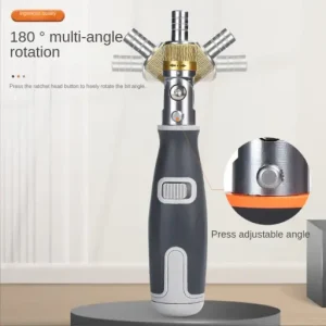 10-in-1 Multi-Angle Portable Ratchet Screwdriver