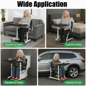 4-in-1 Shower & Transport Hydraulic Patient Lift Nursing Chair